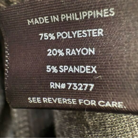 Simply Vera Vera Wang Mid-Rise Skinny Pants Size Small Charcoal Grey - Picture 6 of 9